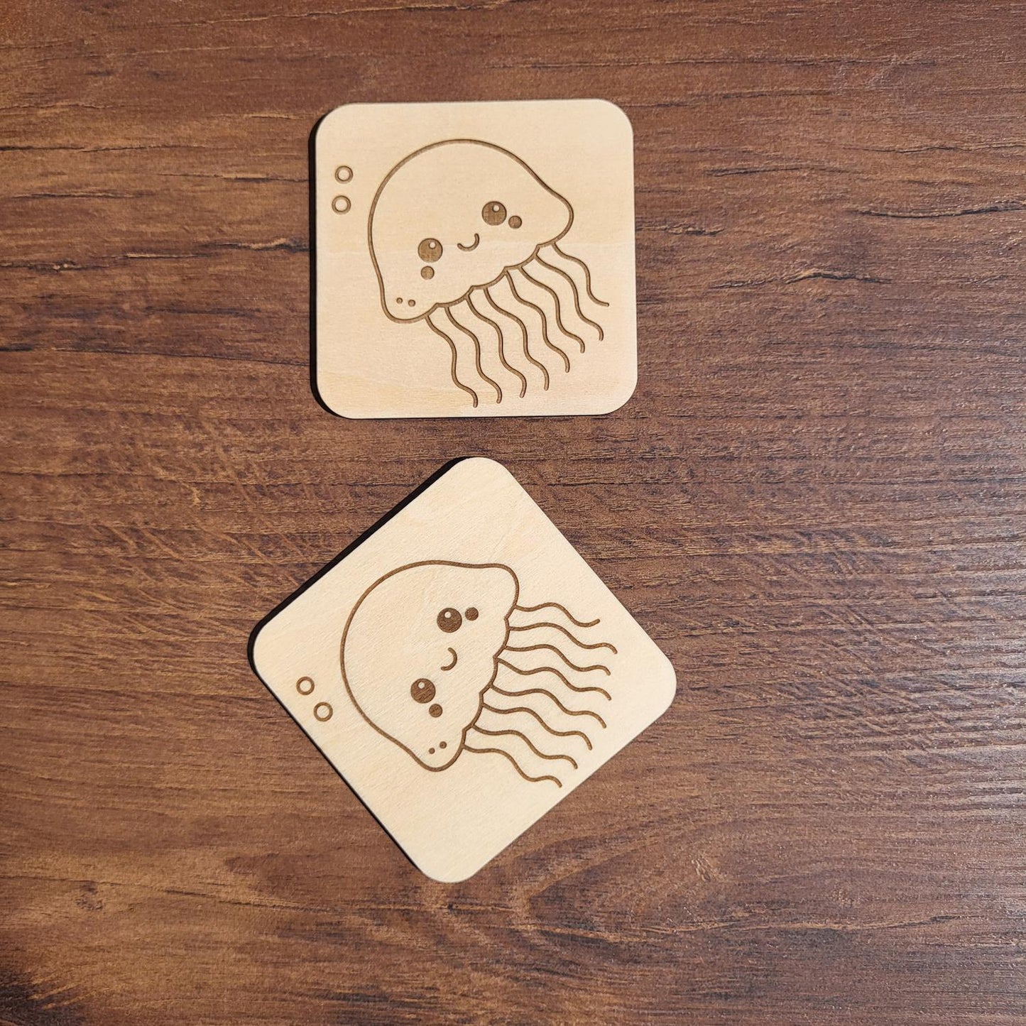 🐳Memory Image Animaux marins – Jeu éducatif en bois