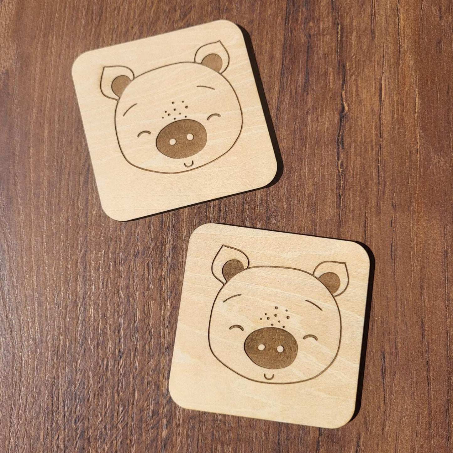 🐾Memory Image Animaux terrestres – Jeu éducatif en bois